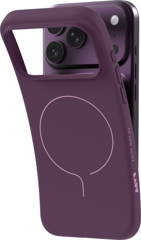 Laut Huex Slim - etui do iPhone 18 Pro / 17 Pro kompatybilne z MagSafe (burgundy)