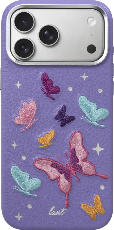 Laut Twine Edge - etui do iPhone 18 Pro Max / 17 Pro Max kompatybilne z MagSafe (lilac butterfly)
