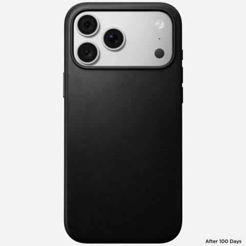 NOMAD Modern Leather Case - etui do iPhone 18 Pro Max / 17 Pro Max kompatybilne z MagSafe, skóra Camino (black)