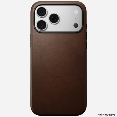 NOMAD Modern Leather Case - etui do iPhone 18 Pro Max / 17 Pro Max kompatybilne z MagSafe, skóra Camino (brown)