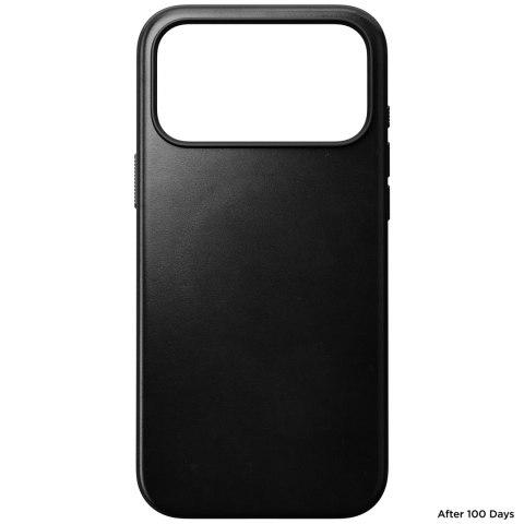 NOMAD Modern Leather Case - etui do iPhone 18 Pro Max / 17 Pro Max kompatybilne z MagSafe, skóra Horween (black)