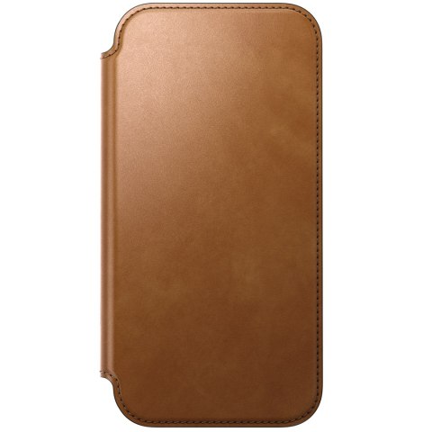 NOMAD Modern Leather Folio - etui do iPhone 18 Pro Max / 17 Pro Max kompatybilne z MagSafe, skóra Camino (english tan-c)
