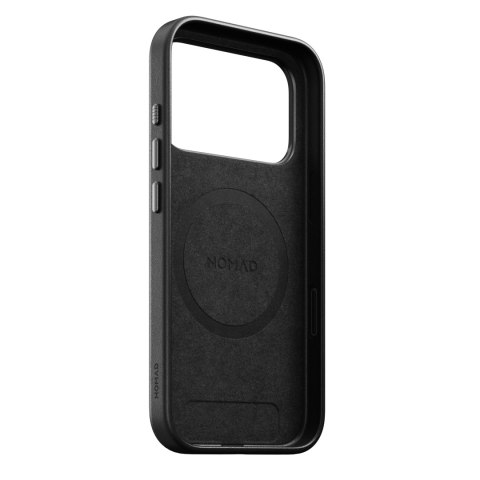 NOMAD Traditional Leather Case - etui do iPhone 18 Pro / 17 Pro kompatybilne z MagSafe, skóra Camino (black)
