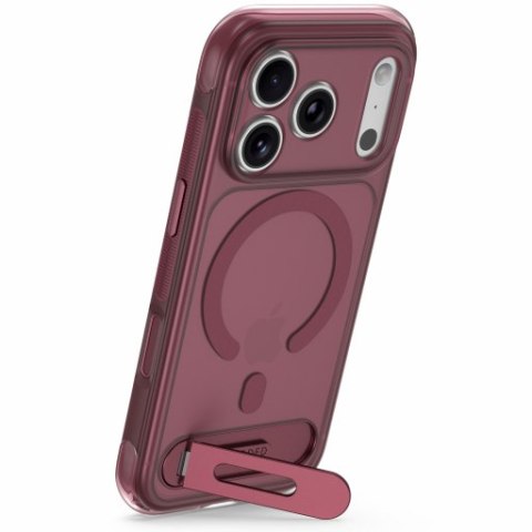 Decoded AntiMicrobial Hybrid Stand Backcover - etui do iPhone 18 Pro Max / 17 Pro Max kompatybilne z MagSafe (rose quartz)