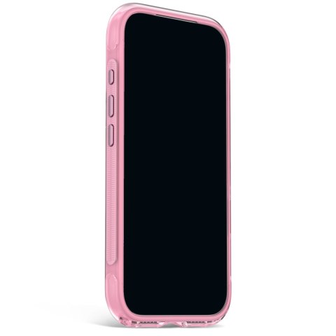 Decoded AntiMicrobial Hybrid Stand Backcover - etui z podstawką do iPhone 18 Pro / 17 Pro kompatybilne z MagSafe (clear pink)