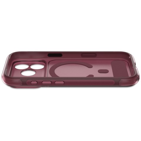 Decoded AntiMicrobial Hybrid Stand Backcover - etui z podstawką do iPhone 18 Pro / 17 Pro kompatybilne z MagSafe (rose quartz)