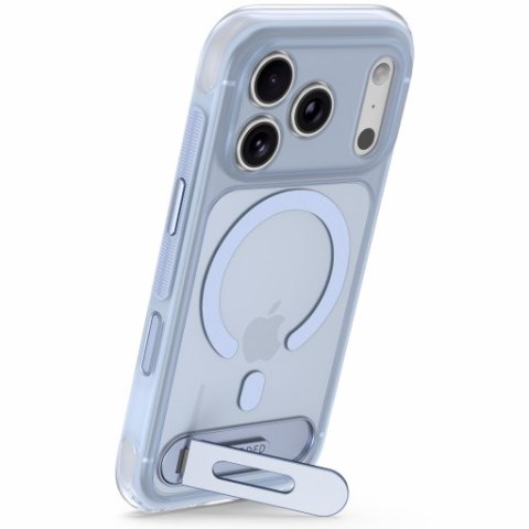 Decoded AntiMicrobial Hybrid Stand Backcover - etui z podstawką do iPhone 18 Pro Max / 17 Pro Max kompatybilne z MagSafe (clear 
