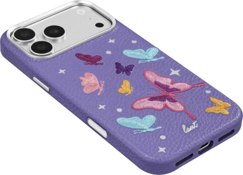 Laut Twine Edge - etui do iPhone 18 Pro / 17 Pro kompatybilne z MagSafe (lilac butterfly)