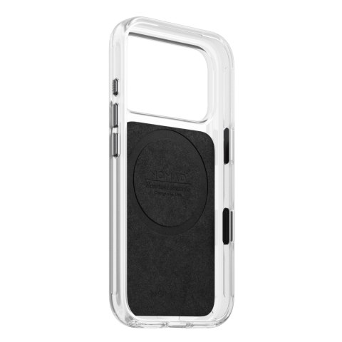 NOMAD Clear Leather Case - etui do iPhone 18 Pro / 17 Pro kompatybilne z MagSafe, skóra Horween (rustic brown)