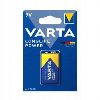 BATERIA ALKALICZNA VARTA Hi-voltage 9V LR61 LONGLIFE POWER 1szt