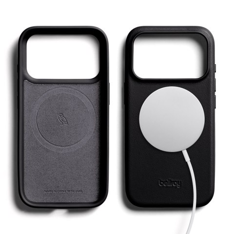 Bellroy Leather Case - etui do iPhone 18 Pro / 17 Pro kompatybilne z MagSafe (black)
