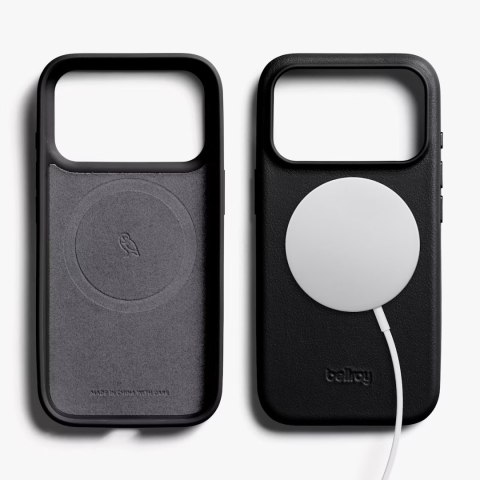 Bellroy Leather Case - etui do iPhone 18 Pro Max / 17 Pro Max kompatybilne z MagSafe (black)