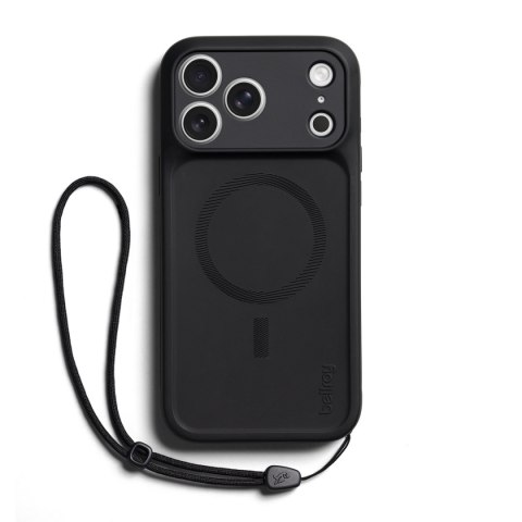 Bellroy Venture Case - etui do iPhone 18 Pro Max / 17 Pro Max kompatybilne z MagSafe oraz smycz na nadgarstek do telefonu (shado