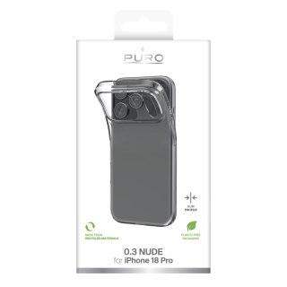 Puro 0.3 Nude - etui do iPhone 18 Pro / 17 Pro (transparent)