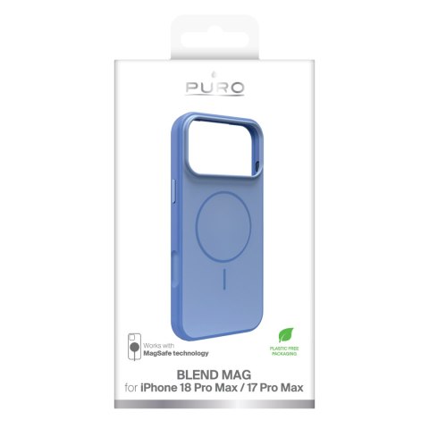 Puro Bicol Mag - etui do iPhone 18 Pro Max / 17 Pro Max kompatybilne z MagSafe (polar blue)