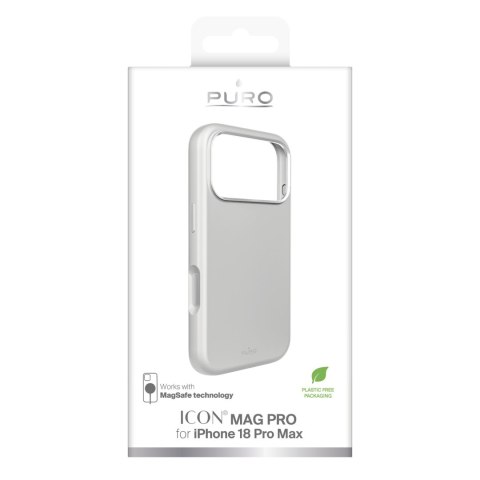 Puro Icon Mag Pro - etui do iPhone 18 Pro Max / 17 Pro Max kompatybilne z MagSafe (soft cloud)