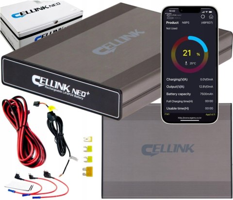 Powerbank do KAMER SAMOCHODOWYCH Cellink NEO80+Slim