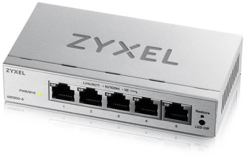 Switch Zyxel GS1200-5 v3 5xGbE Web Smart