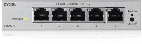 Switch Zyxel GS1200-5 v3 5xGbE Web Smart