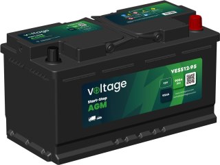 Akumulator AGM samochodowy START-STOP L5 Voltage 12 V 95 Ah 900 A VESS12-95