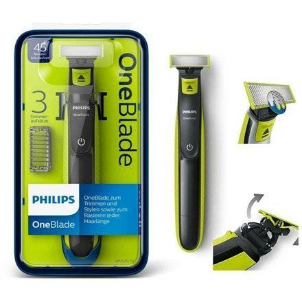 Maszynka do golenia elektryczna Golarka męska Philips Shaver OneBlade QP2520/20 Cordless, Charging time 8 h, Operating time 45 m