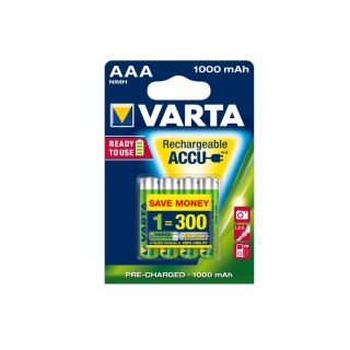 AKUMULATORY VARTA R3 1000 mAh RECHARGE ACCU POWER 4szt