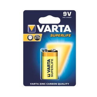 BATERIA CYNKOWA VARTA 9V SUPER HEAVY DUTY 1szt