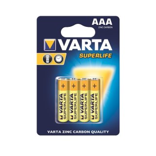 BATERIE CYNKOWE VARTA R3 (AAA) SUPER HEAVY DUTY 4szt