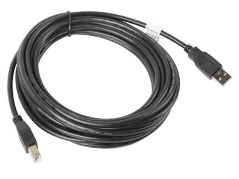 Lanberg Kabel USB 2.0 AM-BM 5M czarny