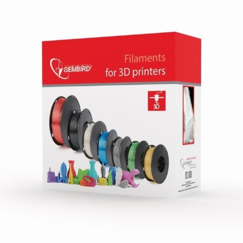 Gembird Filament drukarki 3D ABS/1.75 mm/1kg/zielony