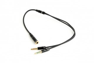 Gembird Adapter audio stereo 2x3.5mm minijack, 4PIN, 0.2m