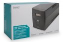 Digitus Zasilacz awaryjny UPS Line-Ineractive LCD, 2000VA/1200W, 2x12V/9Ah, AVR, 4xSCHUKO, USB, RS232, RJ45