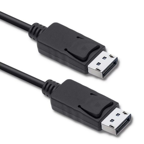 Qoltec Kabel DisplayPort v1.2 męski | DisplayPort v1.2 męski | 4K | 1.5m