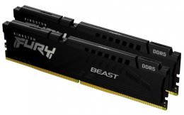 Kingston Pamięć DDR5 Fury Beast Black 32GB(2*16GB)/5200 CL40