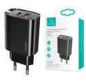 USAMS Ładowarka sieciowa 1xUSB-C+1xUSB T35 20W PD3.0 QC3.0 Fast charging