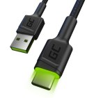 Green Cell Kabel GC Ray USB - USB-C 120 cm, podświetlenie LED