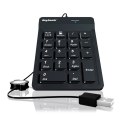 KEYSONIC Klawiatura ACK-118BK2 odporna na kurz, IP64