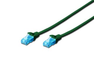 Digitus Patch cord U/UTP kat.5e PVC 3m zielony