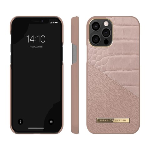 IDeal of Sweden Atelier - etui ochronne do iPhone 12/12 Pro (Rose Smoke Croco) [go]