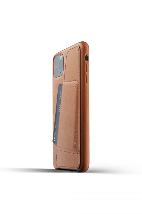 Mujjo Full Leather Case - etui skórzane do iPhone 11 Pro Max (brązowe)