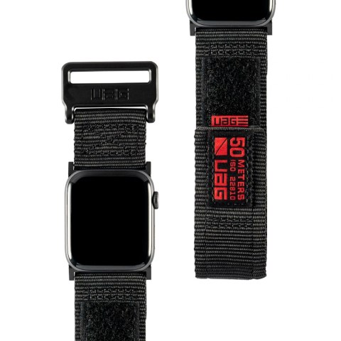 UAG Active Strap - materiałowy pasek do Apple Watch 42/44 mm (czarny)