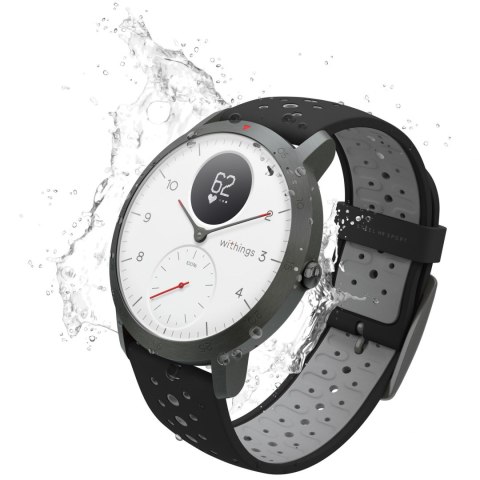 Withings Steel HR Sport - smartwatch z pomiarem pulsu (white) [go]