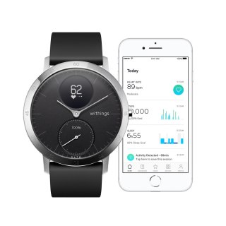 Withings Steel HR - smartwatch z pomiarem pulsu (40mm, black) [go]