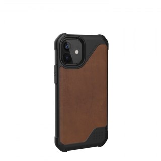 UAG Metropolis LT LTHR ARMR - skórzana obudowa ochronna do iPhone 12 mini (brązowa) [go]
