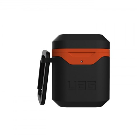 UAG Hardcase V2 - obudowa ochronna do Airpods 1/2 (czarno/pomarańczowa)