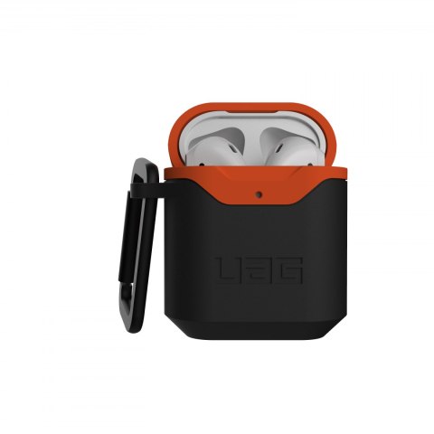UAG Hardcase V2 - obudowa ochronna do Airpods 1/2 (czarno/pomarańczowa)
