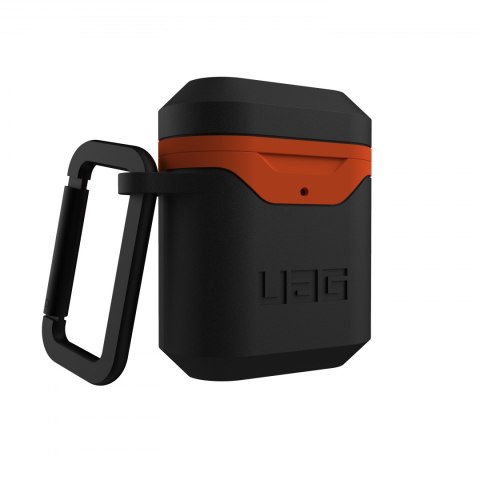 UAG Hardcase V2 - obudowa ochronna do Airpods 1/2 (czarno/pomarańczowa)