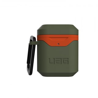 UAG Hardcase V2 - obudowa ochronna do Airpods 1/2 (oliwkowo/pomarańczowa) [go]