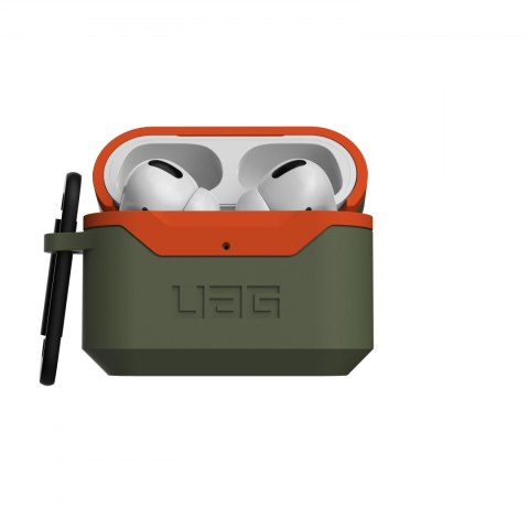 UAG Hardcase V2 - obudowa ochronna do Airpods Pro (oliwkowo/pomarańczowa)