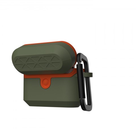 UAG Hardcase V2 - obudowa ochronna do Airpods Pro (oliwkowo/pomarańczowa)